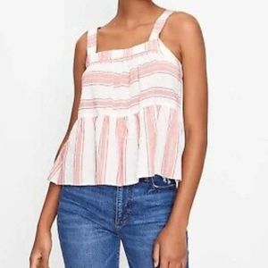 LOFT Square Neck Babydoll Tank Top Sz Medium